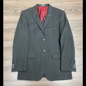 Johnston & Murphy Charcoal Grey Blazer M